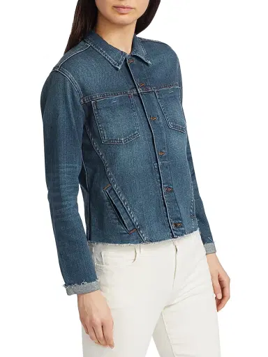 L'Agence Women's Janelle Denim Jacket | Thumbnail 4