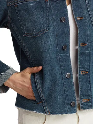 L'Agence Women's Janelle Denim Jacket | Thumbnail 6