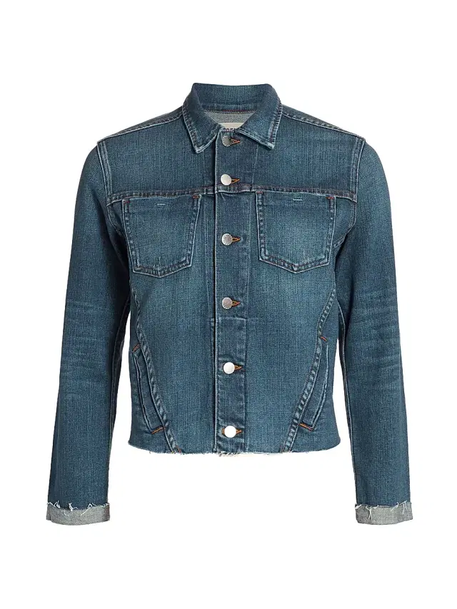 L'AGENCE Women's Janelle Denim Jacket - Authentique