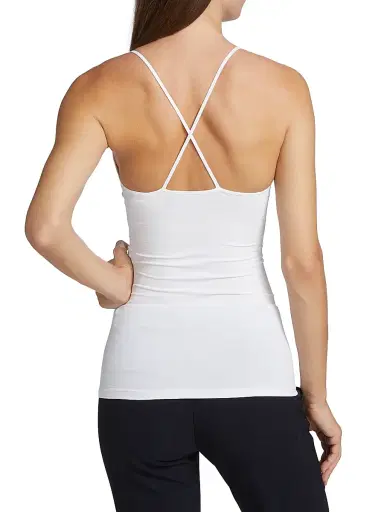 Theory Women's Jade Tubular Tank - White | Thumbnail 5 Theory Women's Jade Tubular Tank - White | Thumbnail 5