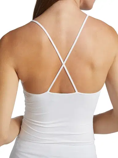 Theory Women's Jade Tubular Tank - White | Thumbnail 6 Theory Women's Jade Tubular Tank - White | Thumbnail 6