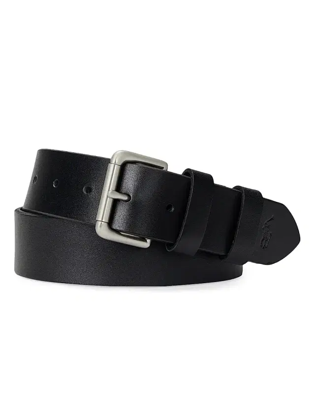 Polo Ralph Lauren Men's Roller Buckle Leather Belt - Black