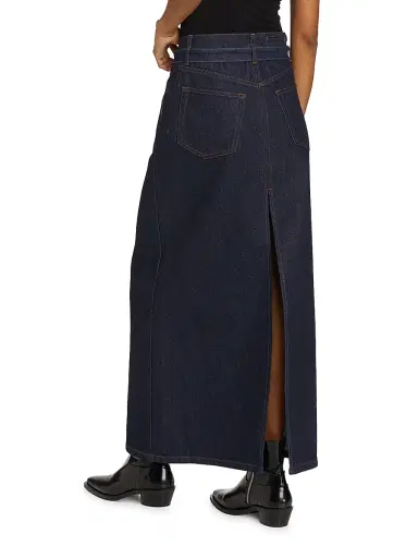 Proenza Schouler Women's Calder Stretch Denim Maxi Skirt | Thumbnail 5 Proenza Schouler Women's Calder Stretch Denim Maxi Skirt | Thumbnail 5