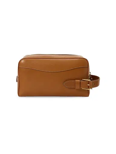 Ralph Lauren Purple Label Bedford Leather Toiletry Bag | Thumbnail 1 Ralph Lauren Purple Label Bedford Leather Toiletry Bag | Thumbnail 1