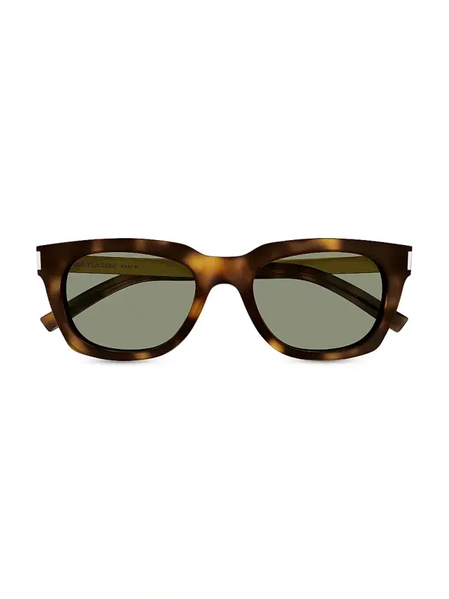 Women's Combi Corner Angle Bold 53MM Rectangular Sunglasses - Havana Women's Combi Corner Angle Bold 53MM Rectangular Sunglasses - Havana
