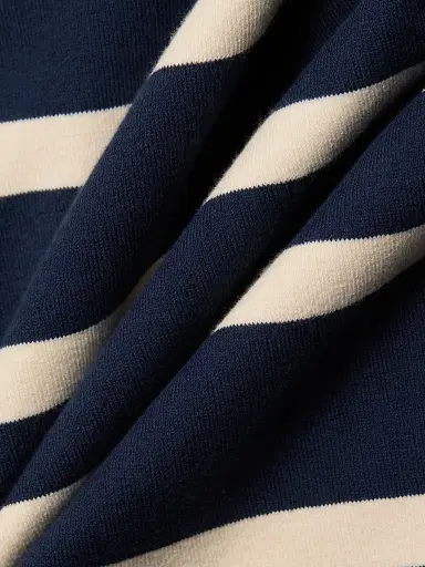 Tanya Taylor Women's Cody Striped Short-Sleeve Dress - Maritime Blue Cream Stripe | Thumbnail 7 Tanya Taylor Women's Cody Striped Short-Sleeve Dress - Maritime Blue Cream Stripe | Thumbnail 7