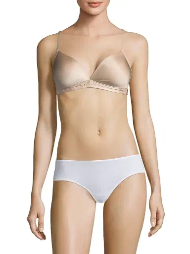 Hanro Women's Satin Deluxe Soft Cup T-Shirt Bra | Thumbnail 1 Hanro Women's Satin Deluxe Soft Cup T-Shirt Bra | Thumbnail 1