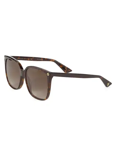 Gucci Women's 57MM Square Sunglasses - Avana | Thumbnail 2 Gucci Women's 57MM Square Sunglasses - Avana | Thumbnail 2