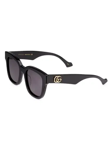 Gucci Women's Generation 52MM Square Sunglasses - Shiny Black | Thumbnail 2