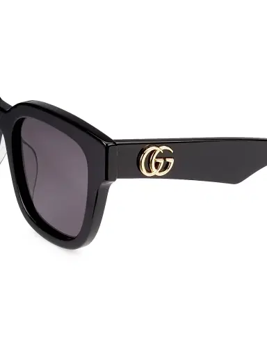 Gucci Women's Generation 52MM Square Sunglasses - Shiny Black | Thumbnail 3