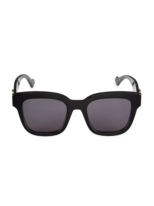 Gucci Women's  Generation 52MM Square Sunglasses - Shiny Black