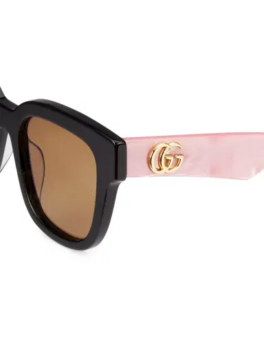 Gucci Women's Generation 52MM Square Sunglasses - Shiny Black | Thumbnail 2 Gucci Women's Generation 52MM Square Sunglasses - Shiny Black | Thumbnail 2