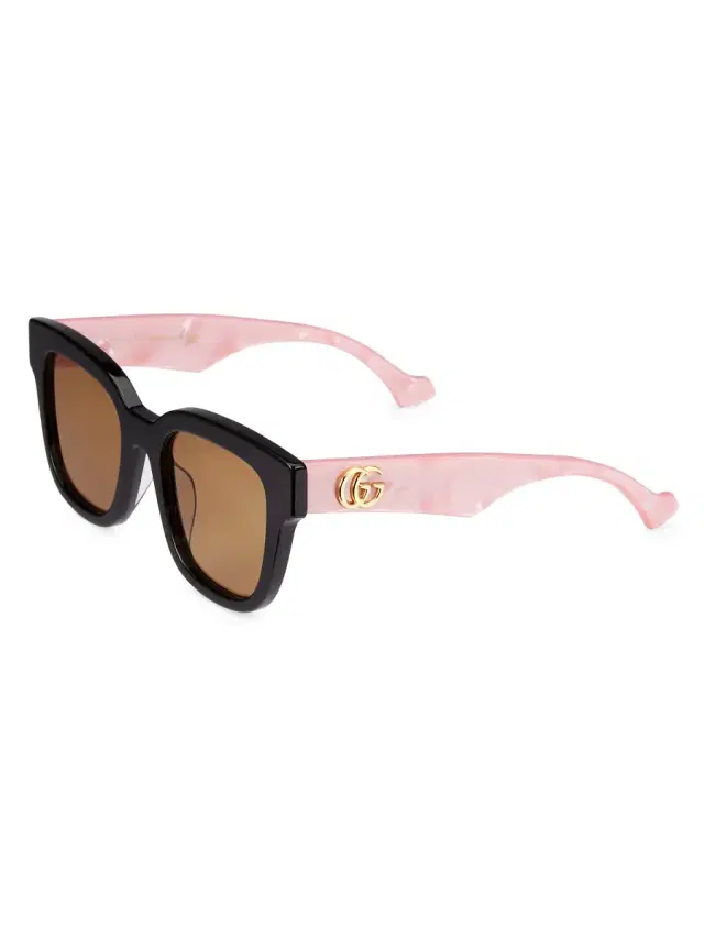 Women's Generation 52MM Square Sunglasses - Shiny Black
