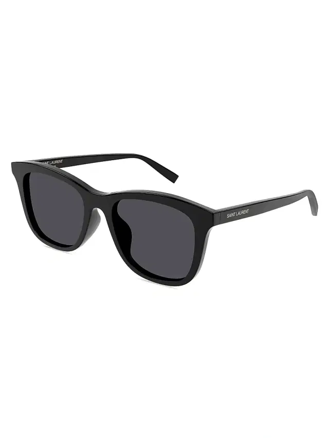 Saint Laurent Women's Essential 53MM Square Sunglasses - Black