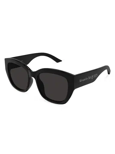 McQueen Women's Bold 55MM Butterfly Sunglasses - Black Dark Grey | Thumbnail 1