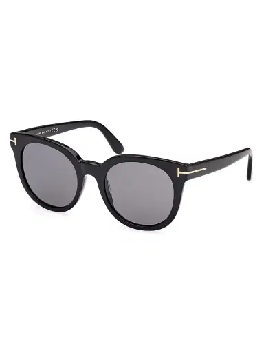 Tom Ford Women's 53MM Butterfly Sunglasses - Black Polarized Smoke | Thumbnail 1 Tom Ford Women's 53MM Butterfly Sunglasses - Black Polarized Smoke | Thumbnail 1