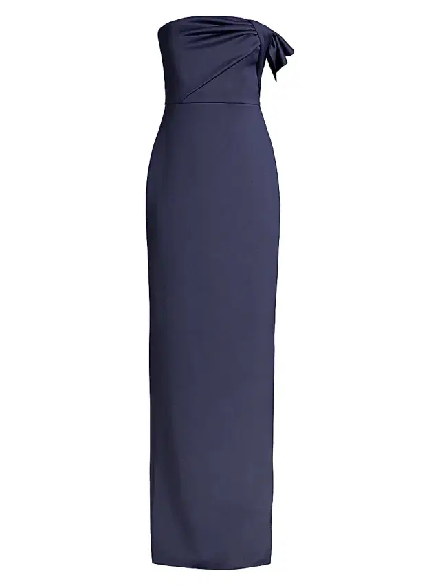 Black Halo Women's Divina Gown - Pacific Blue