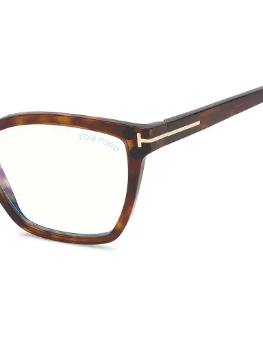 Tom Ford Women's 53MM Square Blue Filter Eyeglasses | Thumbnail 3