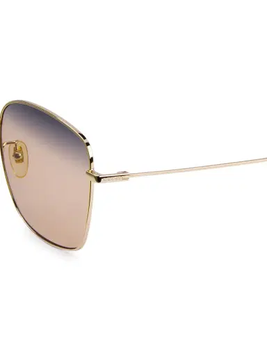 Gucci Women's Pure Metal 60MM Square Sunglasses - Gold | Thumbnail 2 Gucci Women's Pure Metal 60MM Square Sunglasses - Gold | Thumbnail 2