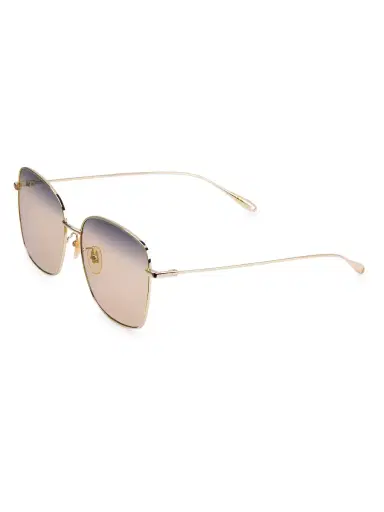 Gucci Women's Pure Metal 60MM Square Sunglasses - Gold | Thumbnail 1 Gucci Women's Pure Metal 60MM Square Sunglasses - Gold | Thumbnail 1