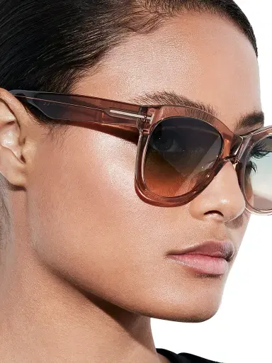 Tom Ford Women's Wallace 54MM Cat-Eye Sunglasses - Champagne Green | Thumbnail 6 Tom Ford Women's Wallace 54MM Cat-Eye Sunglasses - Champagne Green | Thumbnail 6