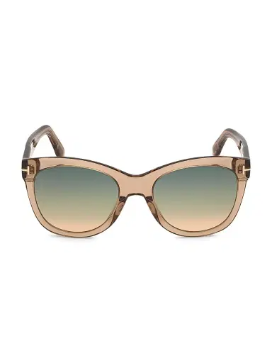 Tom Ford Women's Wallace 54MM Cat-Eye Sunglasses - Champagne Green | Thumbnail 1 Tom Ford Women's Wallace 54MM Cat-Eye Sunglasses - Champagne Green | Thumbnail 1