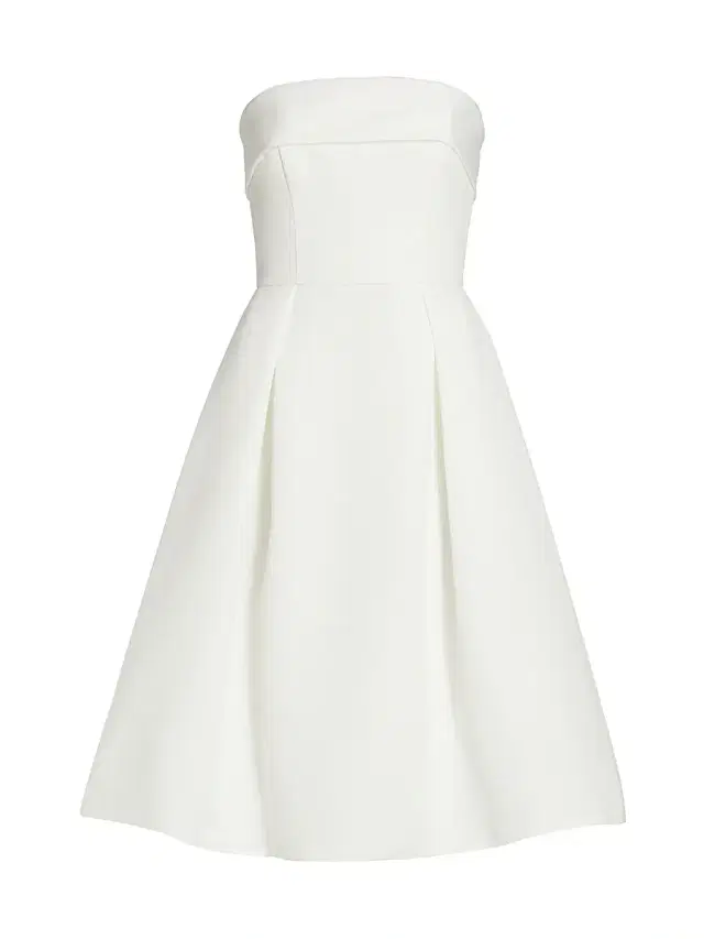 Women's Faille Fit-&-Flare Midi-Dress -