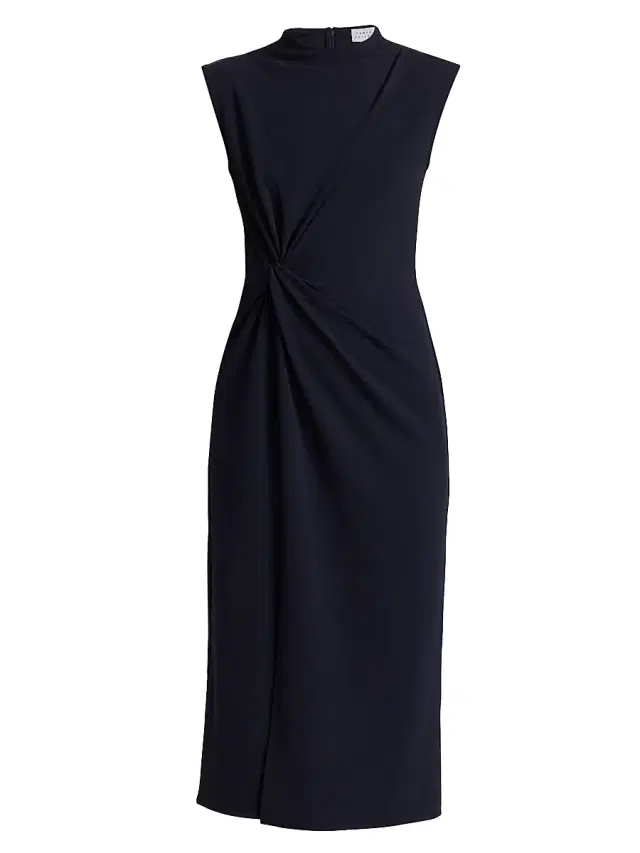 Tanya Taylor Women's Robinella Scuba Crepe Midi-Dress - Maritime Blue