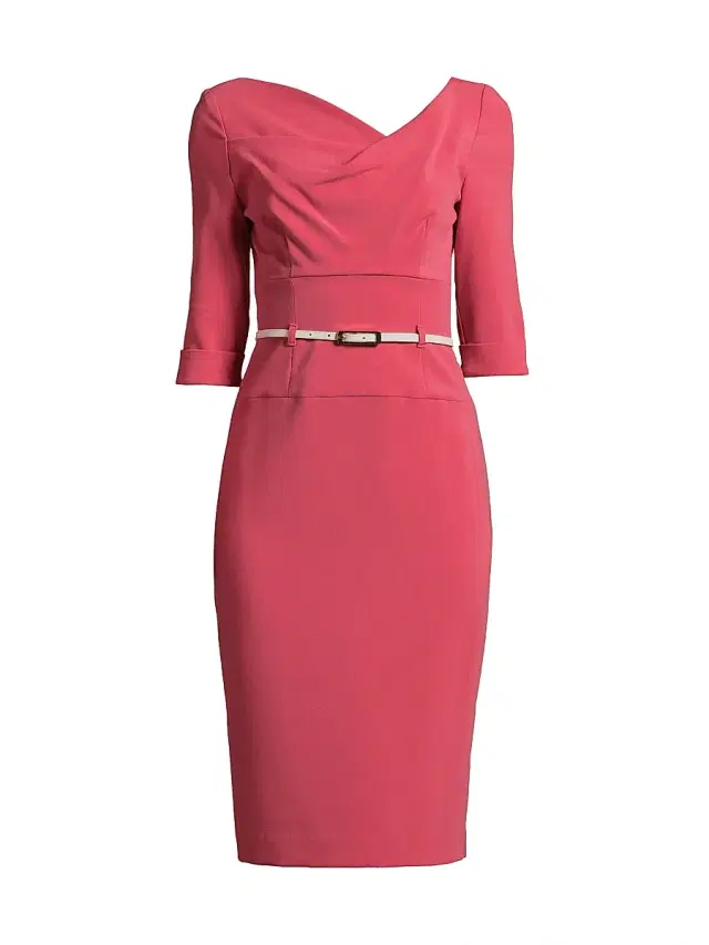 Black Halo Women's Jackie O Loft Woven Sheath Dress - Begonia