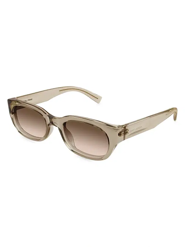 Women's Script Rectangular Sunglasses - Grey