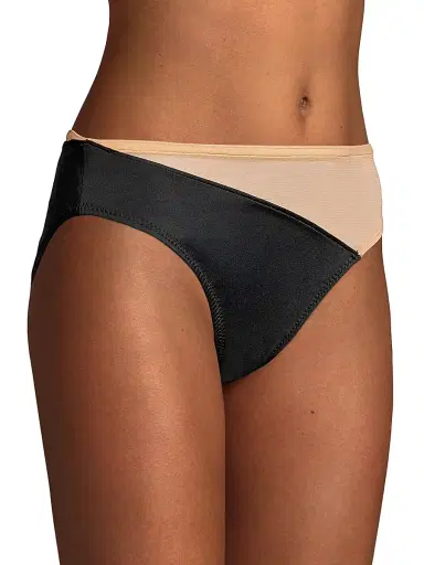 Norma Kamali Women's Snake Mesh Bikini Bottom - Black Nude | Thumbnail 4 Norma Kamali Women's Snake Mesh Bikini Bottom - Black Nude | Thumbnail 4
