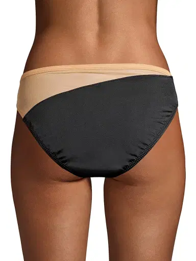 Norma Kamali Women's Snake Mesh Bikini Bottom - Black Nude | Thumbnail 5 Norma Kamali Women's Snake Mesh Bikini Bottom - Black Nude | Thumbnail 5