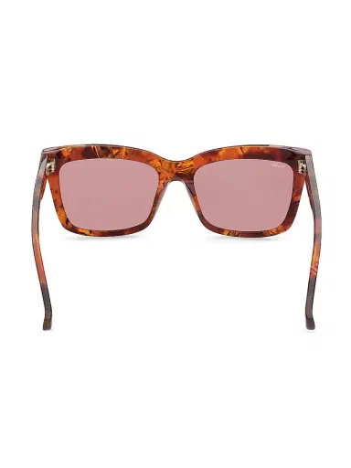 Max Mara Women's 55MM Rectangular Sunglasses - Red | Thumbnail 5