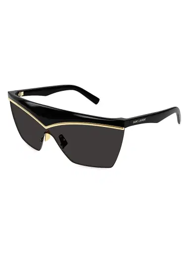 Saint Laurent Women's Fashion Show Inspired Mask Sunglasses | Thumbnail 2 Saint Laurent Women's Fashion Show Inspired Mask Sunglasses | Thumbnail 2
