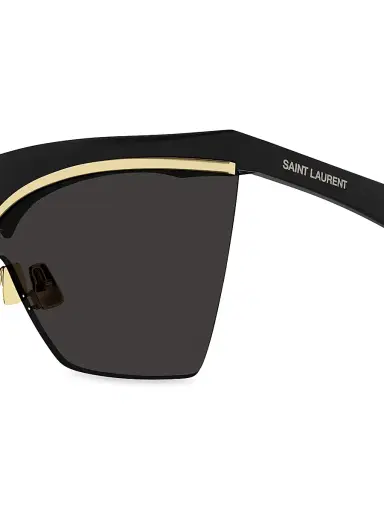 Saint Laurent Women's Fashion Show Inspired Mask Sunglasses | Thumbnail 3 Saint Laurent Women's Fashion Show Inspired Mask Sunglasses | Thumbnail 3