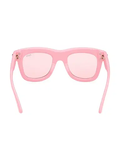 PUCCI Women's 50MM Logo-Detailed Square Sunglasses - Shiny Pink Blush | Thumbnail 5