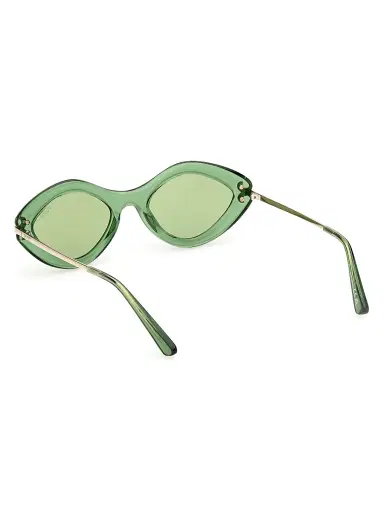 PUCCI Women's 54MM Geometric Sunglasses - Translucent Green Green | Thumbnail 4 PUCCI Women's 54MM Geometric Sunglasses - Translucent Green Green | Thumbnail 4