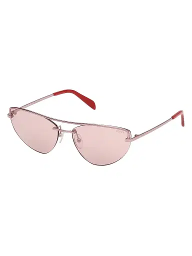 Pucci Women's 59MM Cat-Eye Sunglasses - Shiny Pink Rose Mirror | Thumbnail 1