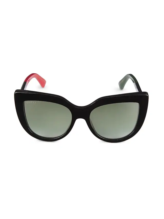 Gucci Women's 53MM Cat-Eye Sunglasses - Black