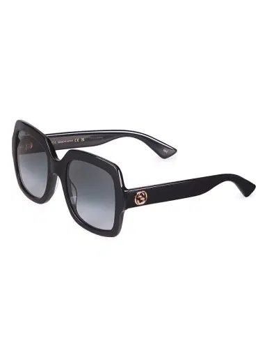 Gucci Women's 54MM Square Sunglasses - Black | Thumbnail 2