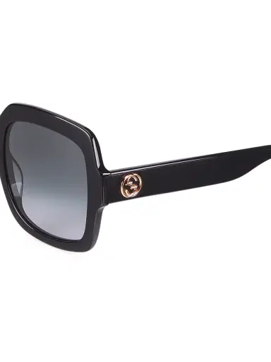 Gucci Women's 54MM Square Sunglasses - Black | Thumbnail 3