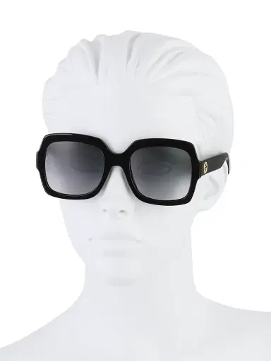 Gucci Women's 54MM Square Sunglasses - Black | Thumbnail 4