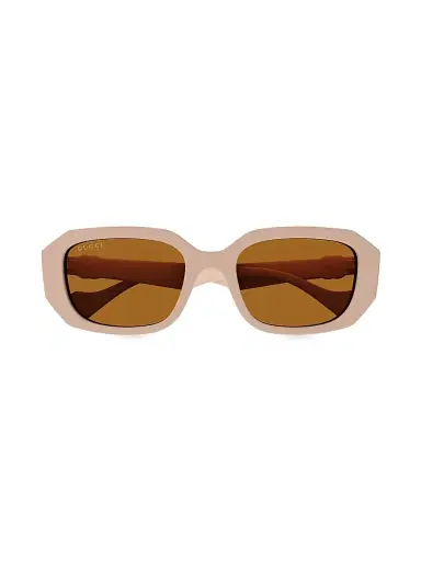 Gucci Women's GG Generation Light 54MM Rectangular Sunglasses - Beige Brown | Thumbnail 2 Gucci Women's GG Generation Light 54MM Rectangular Sunglasses - Beige Brown | Thumbnail 2
