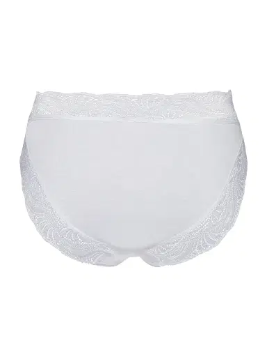 Hanro Women's Cotton Delight Lace-Trim Briefs - White - Size XS | Thumbnail 3 Hanro Women's Cotton Delight Lace-Trim Briefs - White - Size XS | Thumbnail 3