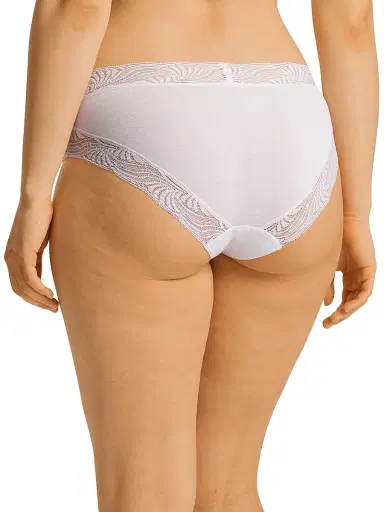 Hanro Women's Cotton Delight Lace-Trim Briefs - White - Size XS | Thumbnail 5 Hanro Women's Cotton Delight Lace-Trim Briefs - White - Size XS | Thumbnail 5