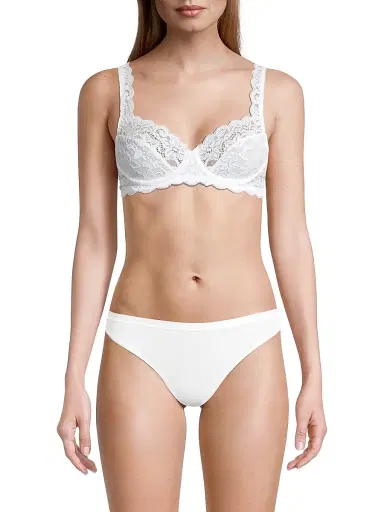 Hanro Women's Luxury Moments Underwire Bra - Black - Size 34A | Thumbnail 3 Hanro Women's Luxury Moments Underwire Bra - Black - Size 34A | Thumbnail 3