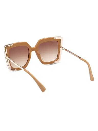 Max Mara Women's Design 52MM Square Sunglasses - Beige | Thumbnail 4 Max Mara Women's Design 52MM Square Sunglasses - Beige | Thumbnail 4