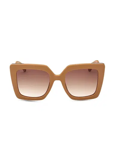 Max Mara Women's Design 52MM Square Sunglasses - Beige | Thumbnail 1 Max Mara Women's Design 52MM Square Sunglasses - Beige | Thumbnail 1