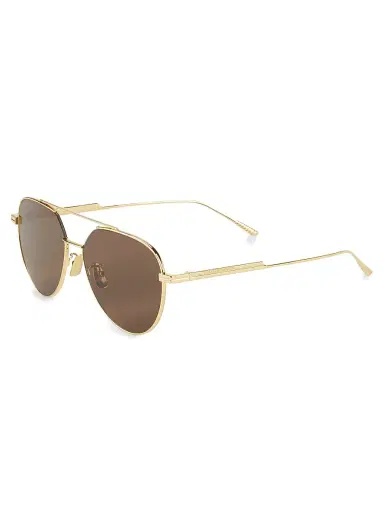 Bottega Veneta Women's 57MM Browline Aviator Sunglasses | Thumbnail 2