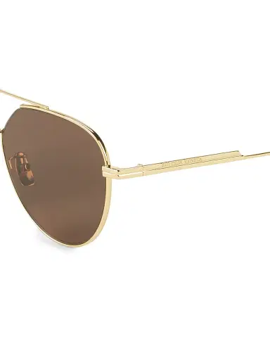 Bottega Veneta Women's 57MM Browline Aviator Sunglasses | Thumbnail 3